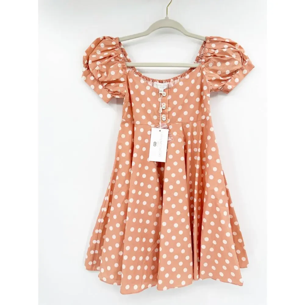 CAROLINE CONSTAS Blush Pink Dina Mini Dress XXS NWT‎